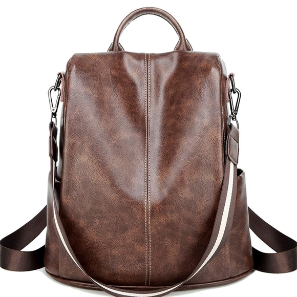 Handbags - Brown Backpack Conversion Purse